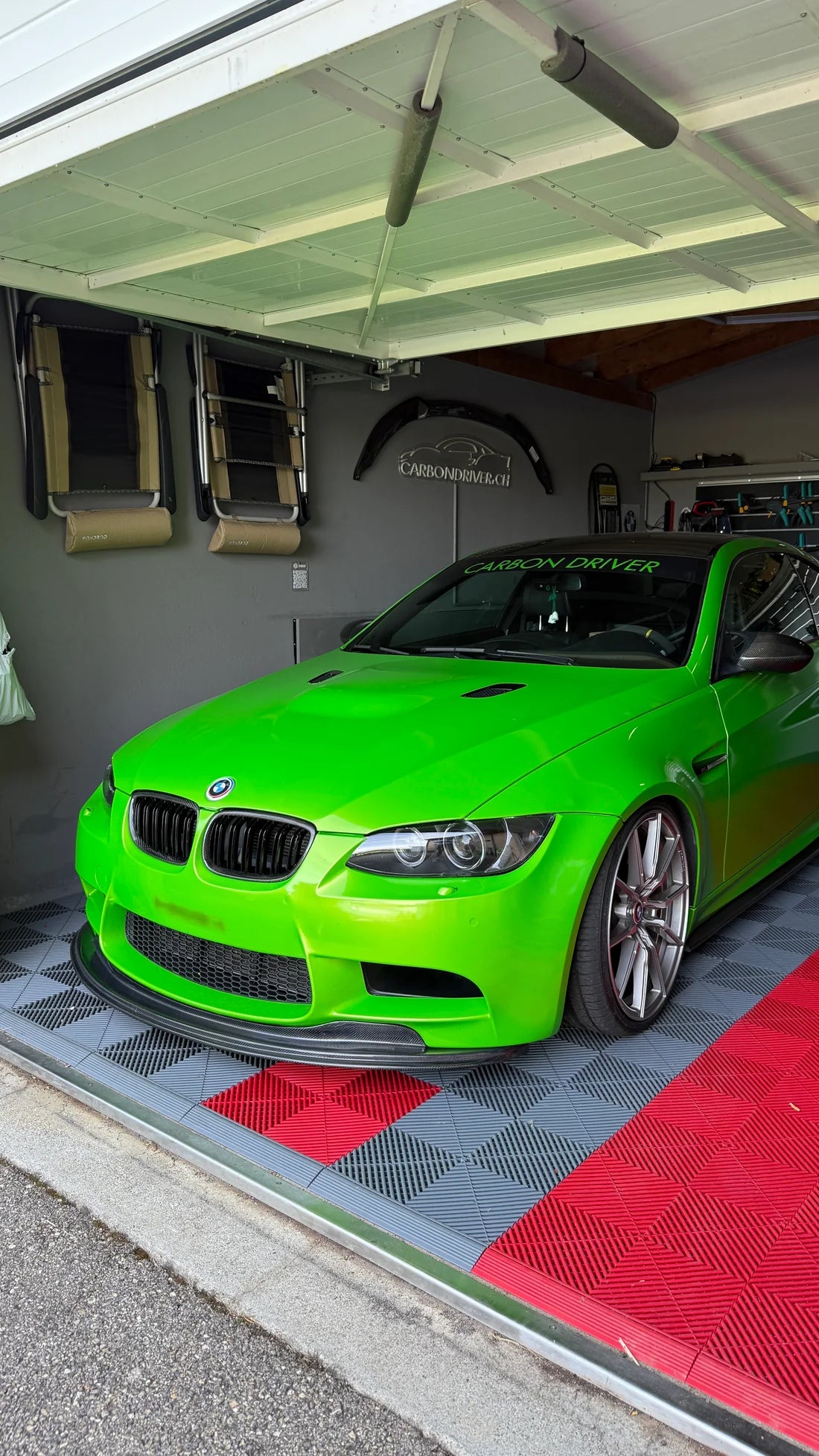 Lame avant carbone CT, BMW M3 E9X - Style GTS