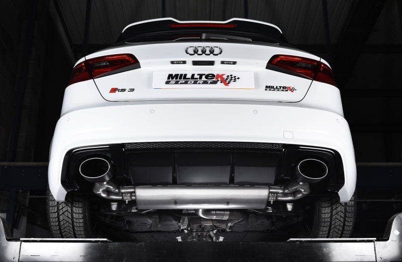 AUDI RS3 2015-2016 SPORTBACK - LIGNE D'ÉCHAPPEMENT DUPLEX APRÈS CATA MILLTEK