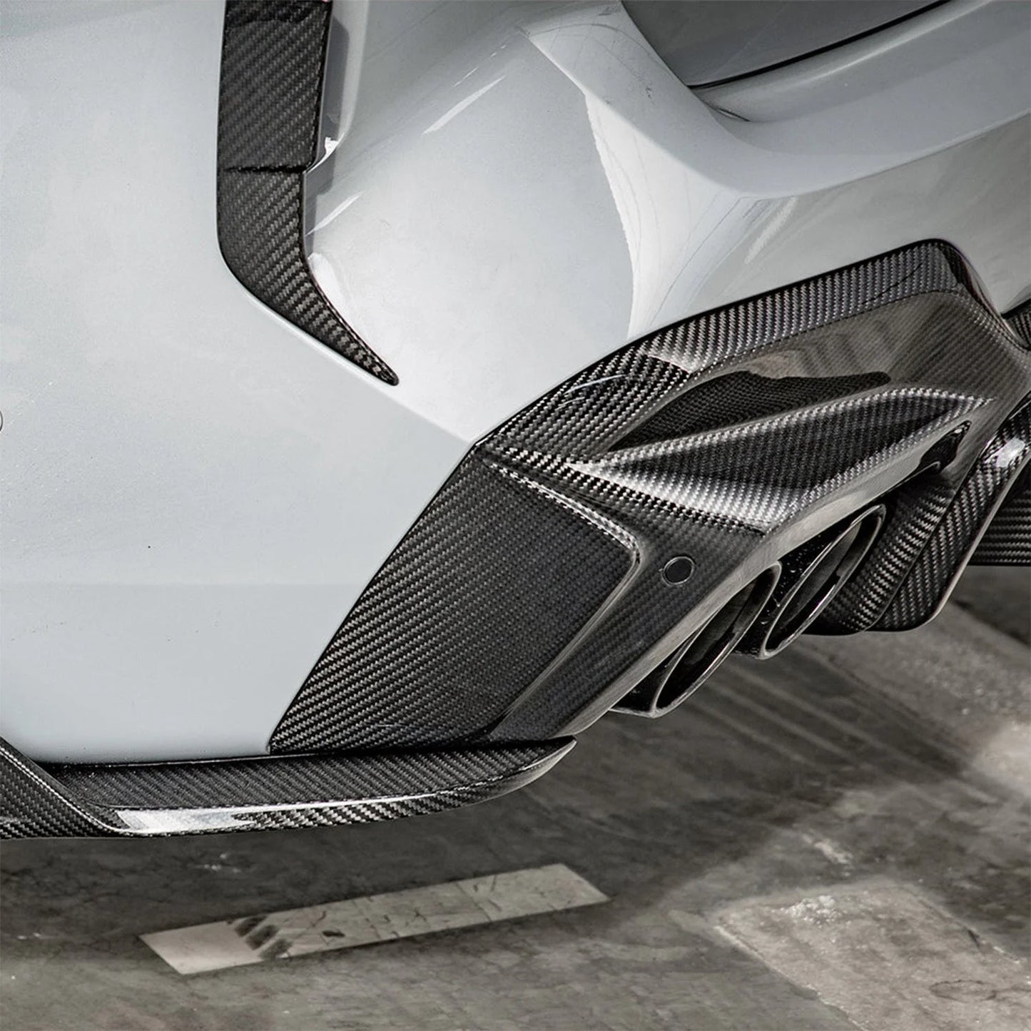 Diffuseur carbone SQ 3p, Bmw X3M F97 LCI