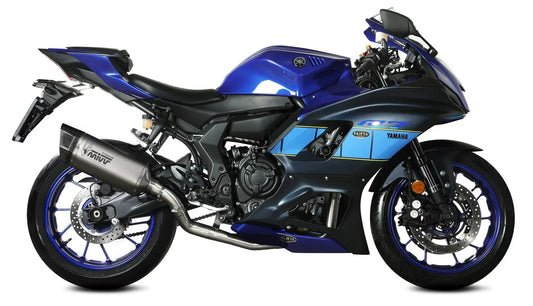 Ligne complète MIVV SR-1 Racing 2-1 Yamaha R7 2022-24 (inox/titane)