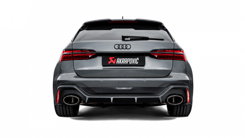 Audi RS6 Perf. C8 - LIGNE D'ÉCHAPPEMENT FULL SPORT DUPLEX AKRAPOVIC, 2022+