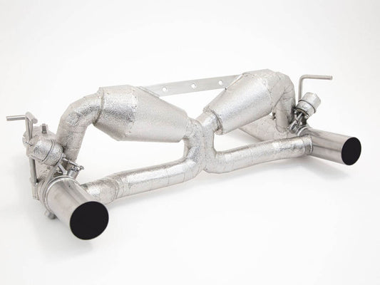 Echappement Aulitzky - avec clapet, Ferrari F8
