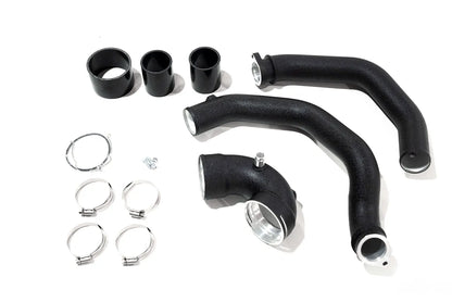 Aulitzky - Charge & Boost Pipe Aluminium noir, BMW M2/M3/M4 C/CS F87/F80/F82/F83 - S55