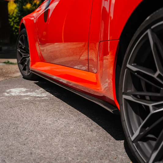 BAS DE CAISSE PLATS TRE CARBON, BMW M2 G87 - STYLE TR87