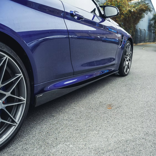 BAS DE CAISSE LATÉRAUX CARBONE CT, BMW M3/M4 F8X - STYLE 3D