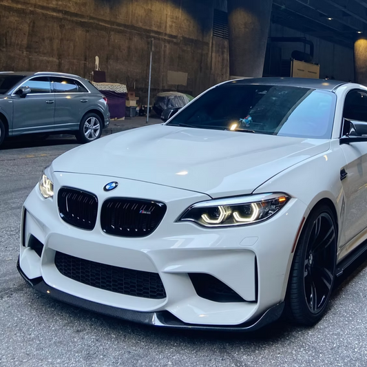 Lame avant carbone CT, BMW M2 F87 N55 - Style MP