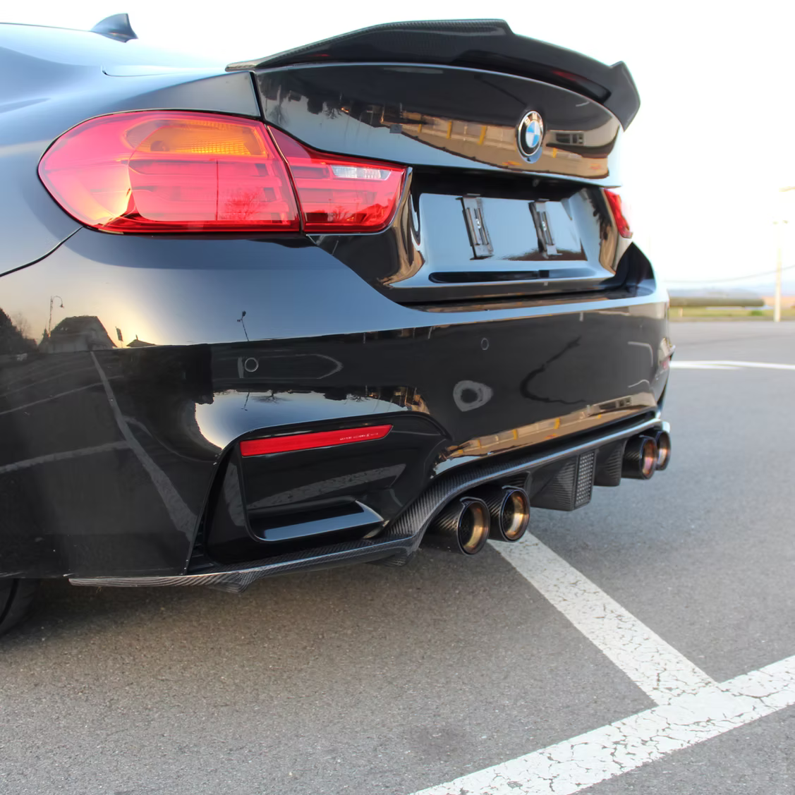 Becquet carbone CT, BMW M4 F82 - Style PS