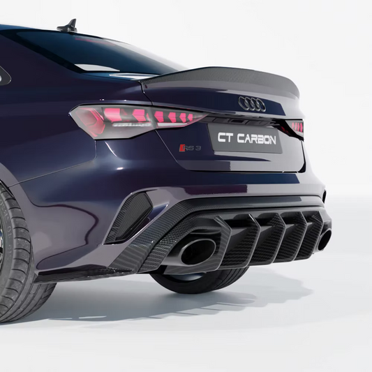 Diffuseur carbone CT - Audi RS3 25+ 8Y BERLINE - CT DESIGN
