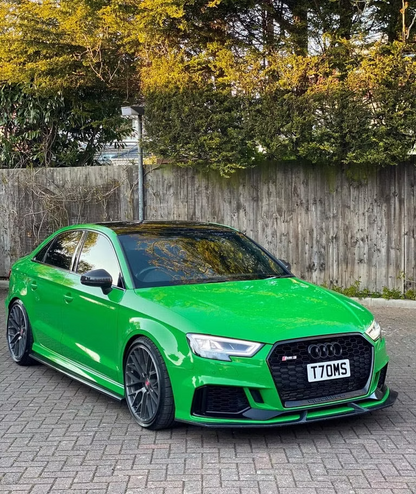 BAS DE CAISSE LATÉRAUX EN CARBONE CT, AUDI A3/S3/RS3 8V BERLINE