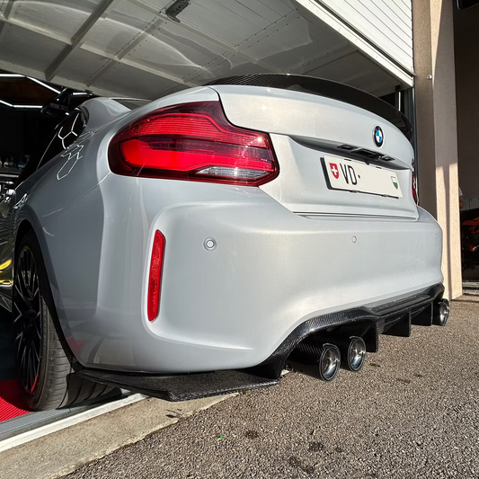 Diffuseur en carbone CT, BMW M2 F87 - Style MT