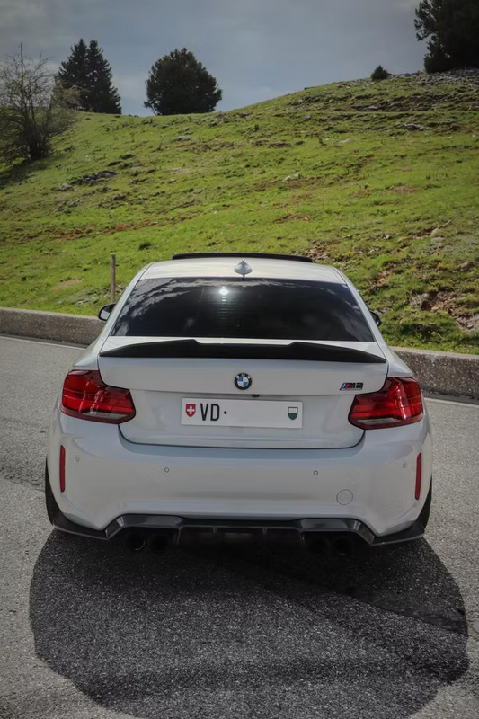Diffuseur carbone CT, BMW M2 F87 - Style V