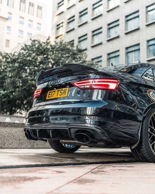 Becquet en carbone CT, Audi A3/S3/RS3 8V BERLINE - Style PS