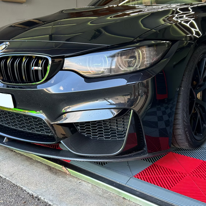 Lame avant carbone CT, BMW M3/M4 F8X (3 pièces) - Style MP