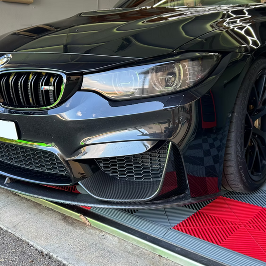 Lame avant carbone CT, BMW M3/M4 F8X (3 pièces) - Style MP