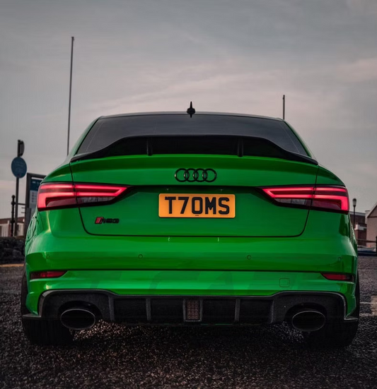 Diffuseur LED carbone DTM, Audi RS3 8V Berline