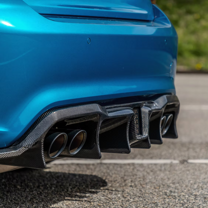 DIFFUSEUR LED CARBONE CT BMW M2 F87 - STYLE AGR
