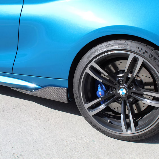 BAS DE CAISSE LATÉRAUX CARBONE CT, BMW M2 F87 - STYLE MP