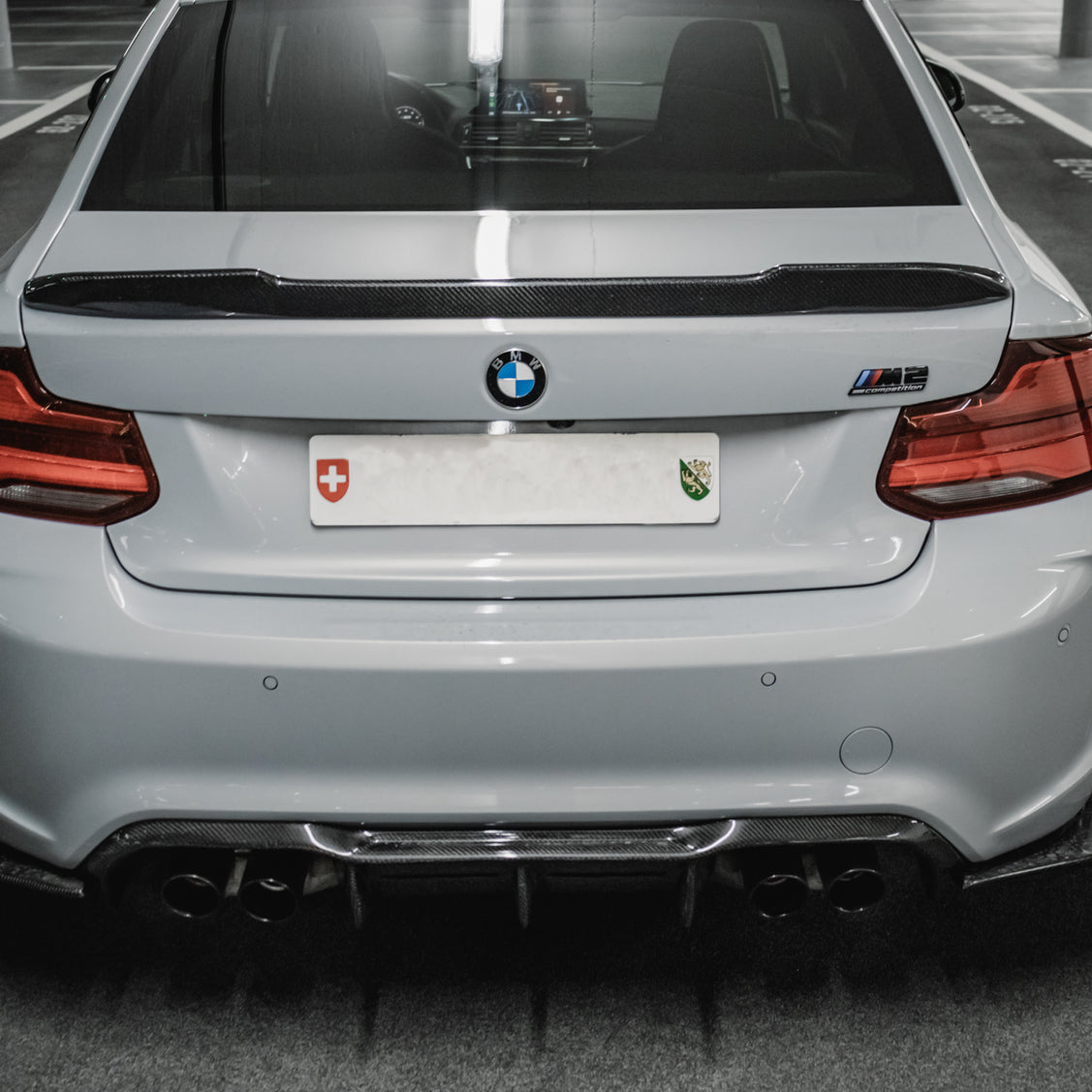 Becquet carbone CT, BMW F22 F87 - Style CS