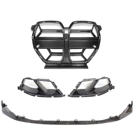 PACK CARBONE CT V2, BMW M3/M4 G8X - STYLE MP & CSL