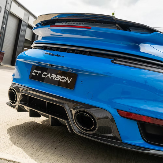 Diffuseur carbone CT, Porsche 911 (992) Turbo S - CT Design