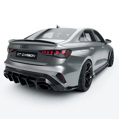 KIT COMPLET CARBONE BERLINE AUDI RS3 25 + 8Y - CT DESIGN