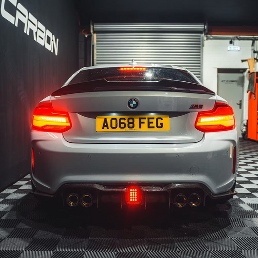 DIFFUSEUR LED CARBONE CT BMW M2 F87 - STYLE AGR