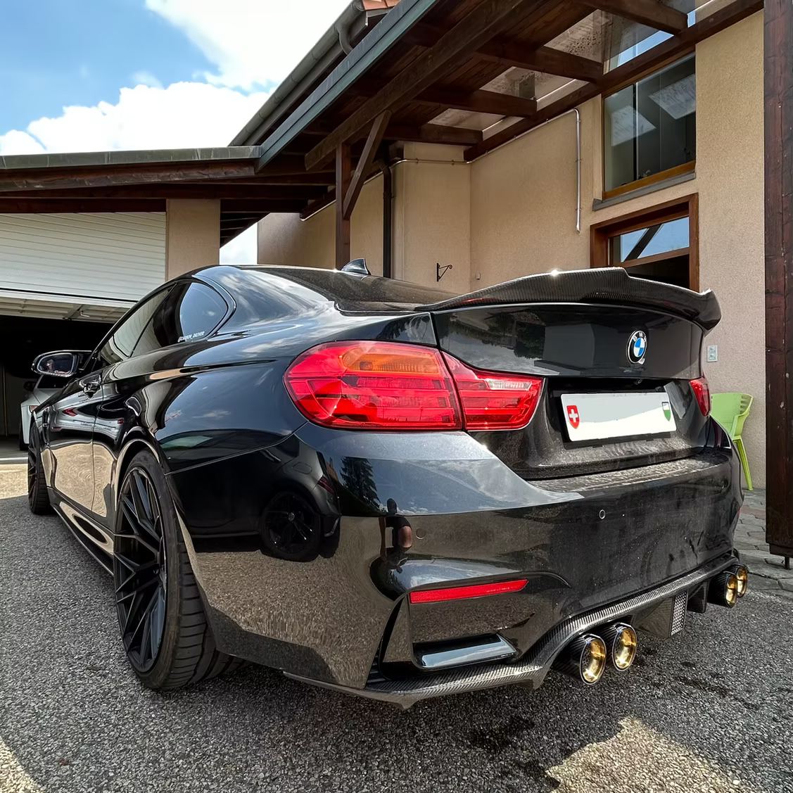 Becquet carbone CT, BMW M4 F82 - Style PS