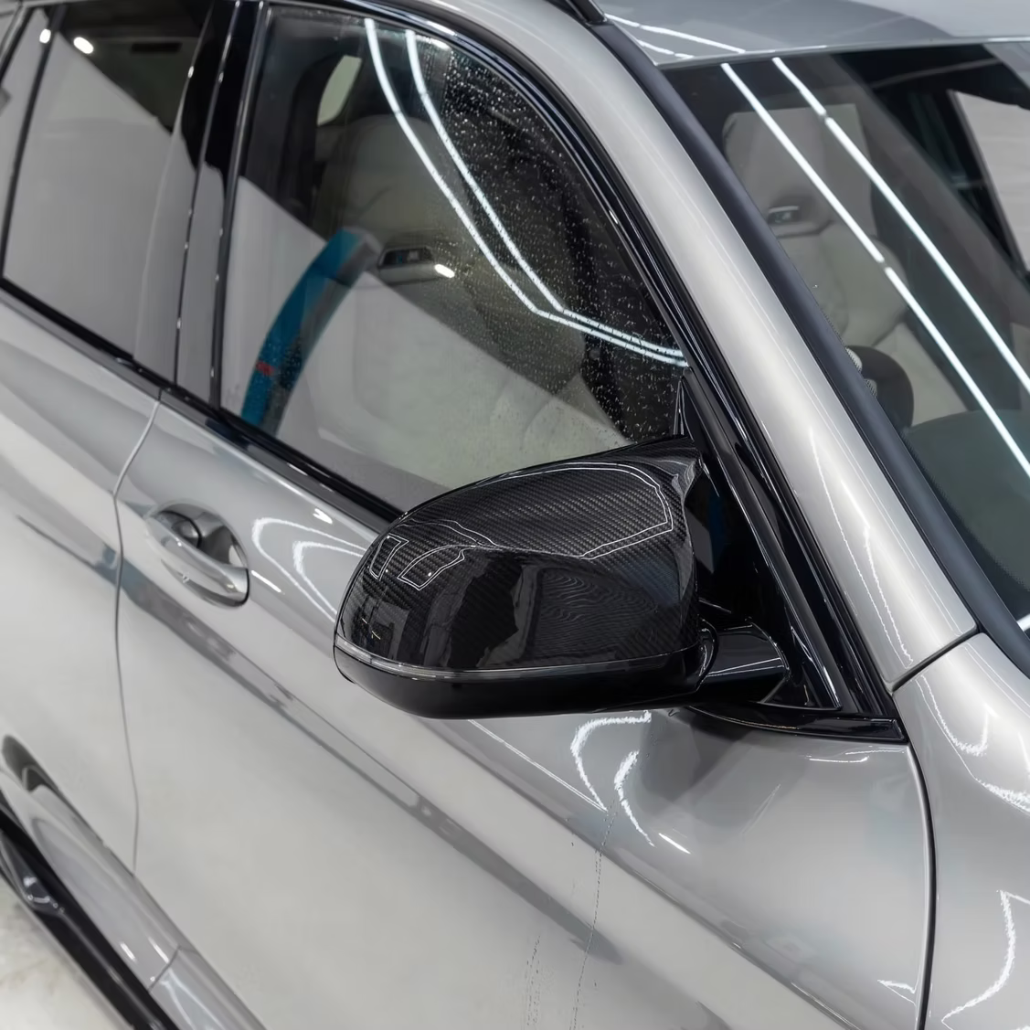 Coques de rétroviseurs carbone, BMW XM F9X