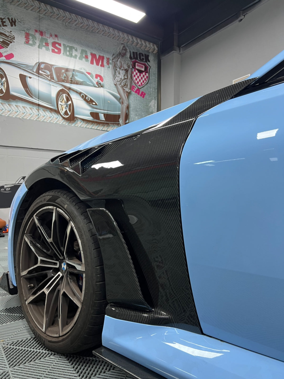 Ailes latérales Carbone type AT, Bmw M2 G87
