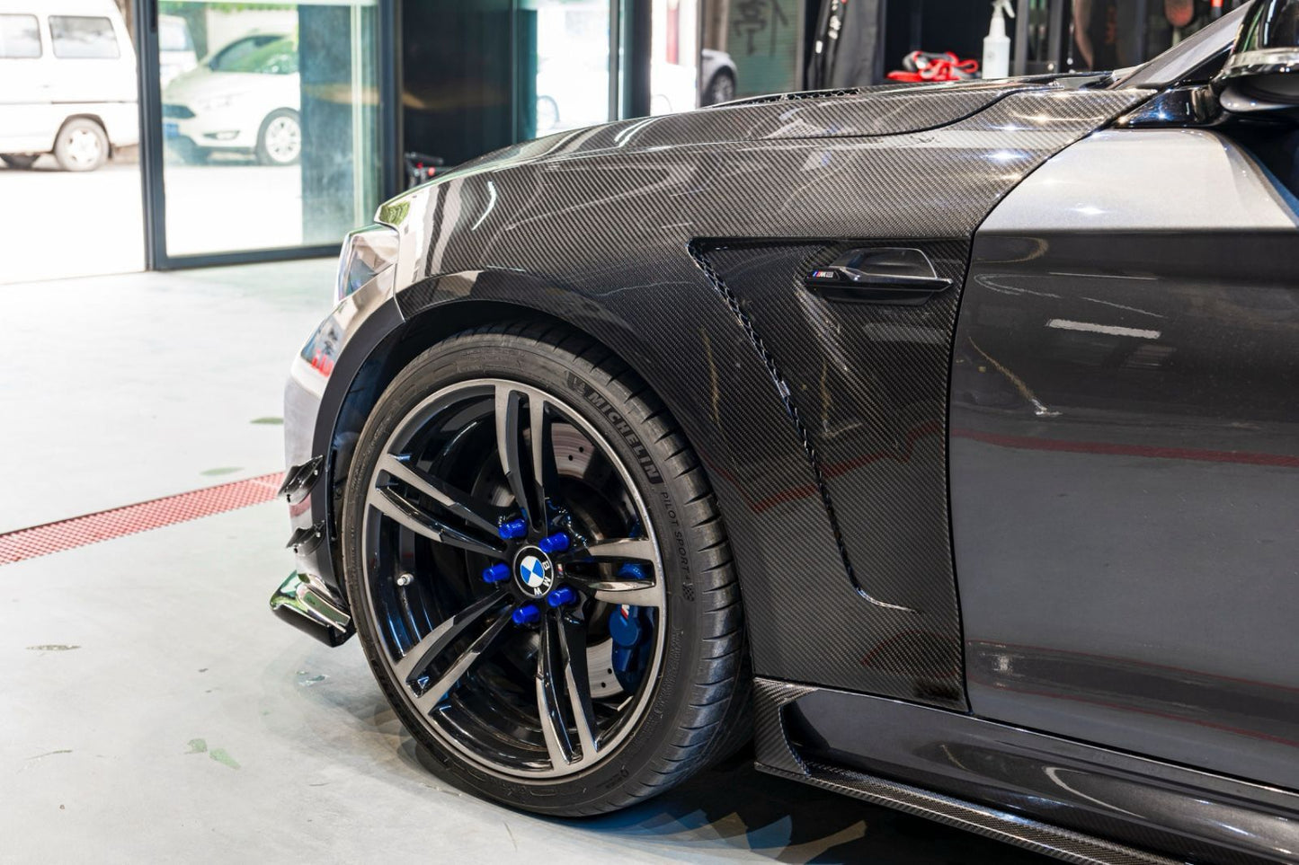 Ailes latérales Carbone, Bmw M2 F87
