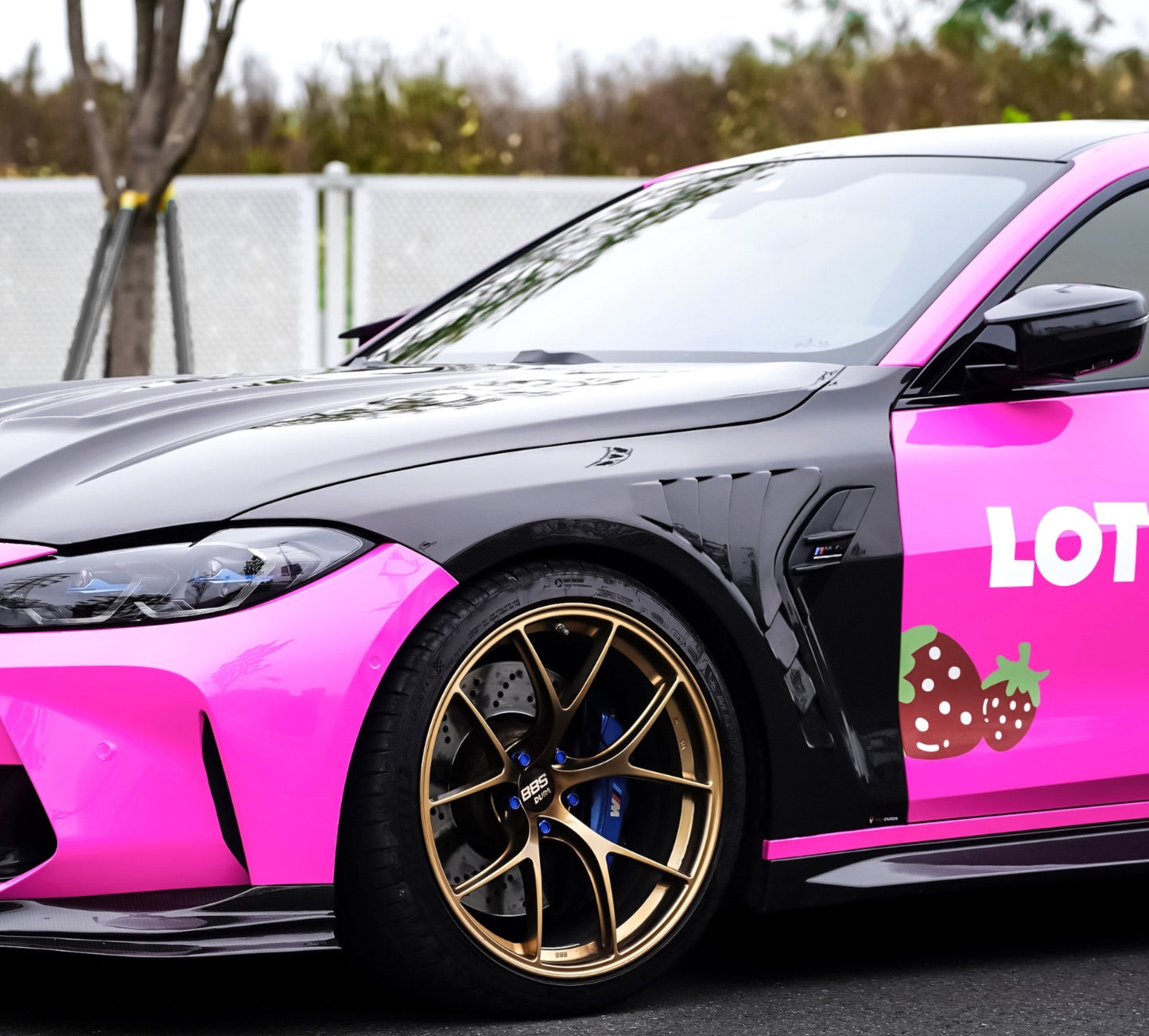 Ailes latérales Carbone V2, Bmw M4 G8X