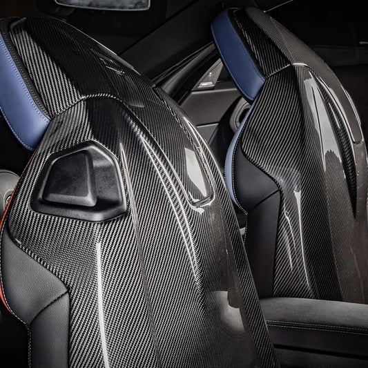 Coques siège arrière carbone, BMW G87/G80/G81/G82/G83