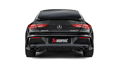 LIGNE D'ÉCHAPPEMENT DUPLEX APRÈS FAP AKRAPOVIC, CLA 35 AMG