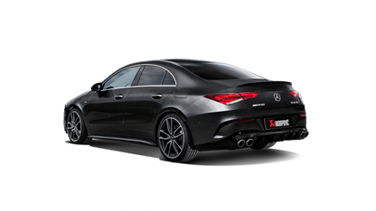 LIGNE D'ÉCHAPPEMENT DUPLEX APRÈS FAP AKRAPOVIC, CLA 35 AMG