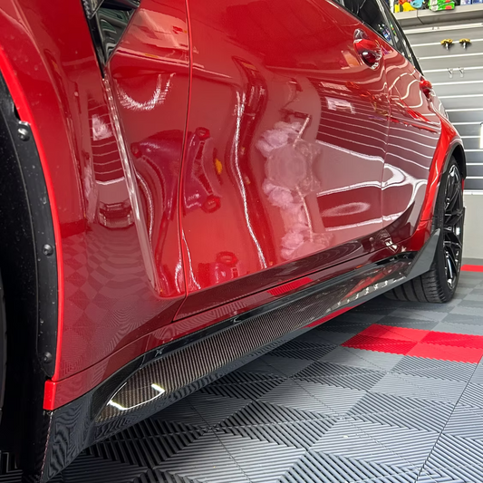 BAS DE CAISSE LATÉRAUX CARBONE CT, BMW M3/M4 G8X - STYLE MP