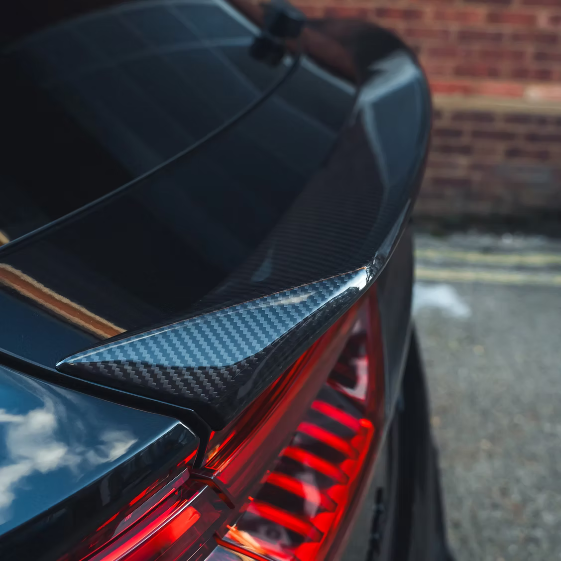 Becquet de coffre arrière carbone CT, Audi RSQ8 - CT Design