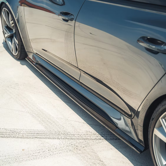 BAS DE CAISSE LATÉRAUX CARBONE CT, AUDI RS6/RS7 C8 - CT DESIGN