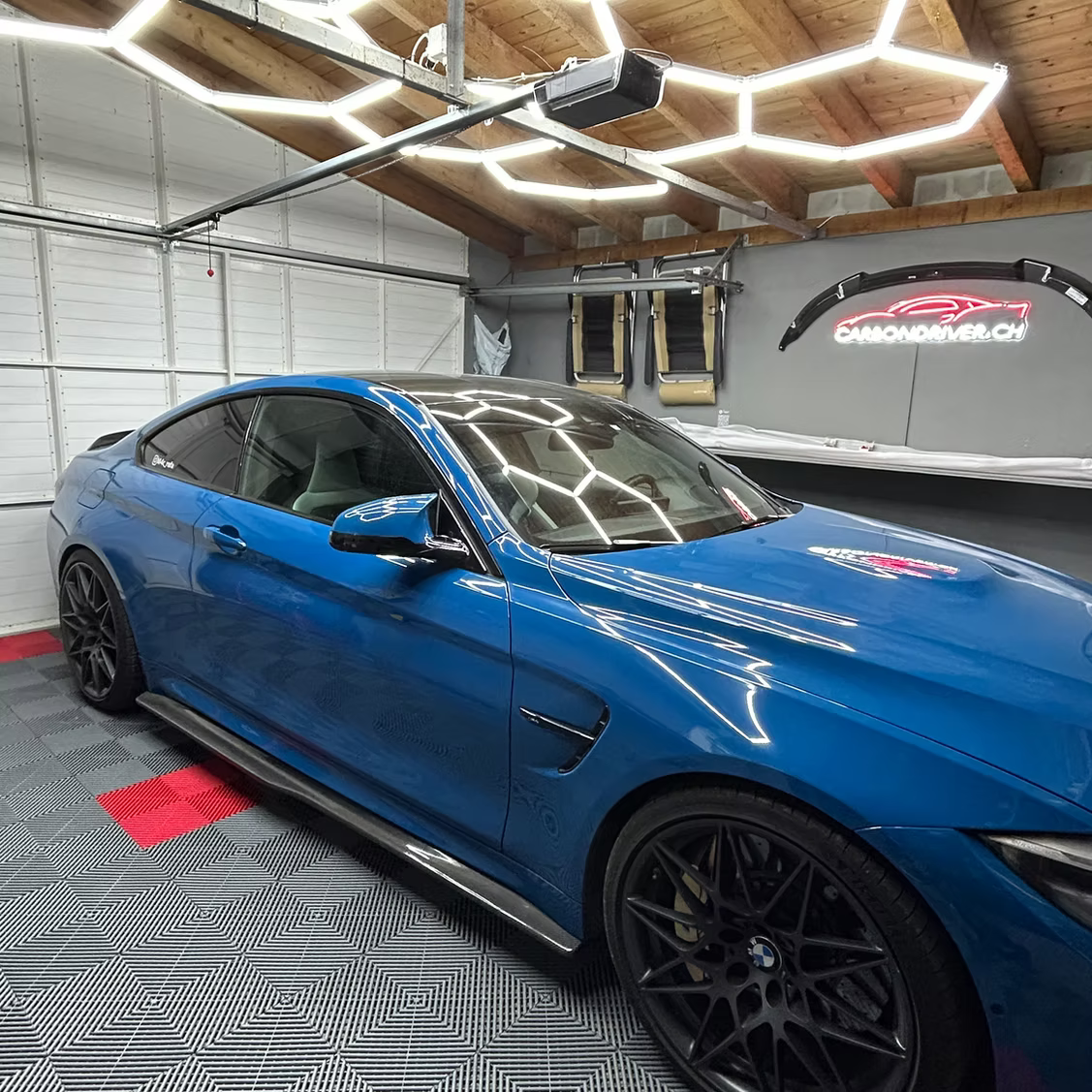 BAS DE CAISSE LATÉRAUX CARBONE CT, BMW M3/ M4 F8X - STYLE PS