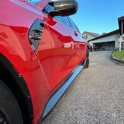 BAS DE CAISSE LATÉRAUX CARBONE CT, BMW M3/M4 G8X - STYLE MP
