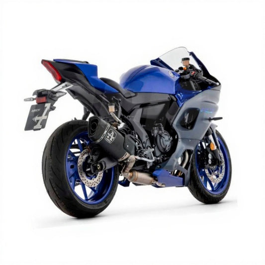 Ligne complète Arrow Pista Dark 2-1 Yamaha R7 2022-24 (inox/titane)