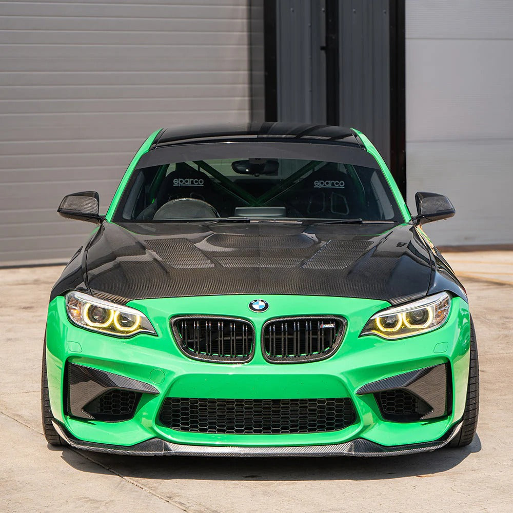 Coins pare-chocs avant carbone CT, Bmw M2 F87