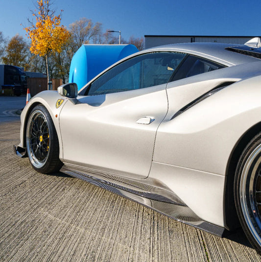 Ferrari 488 Pista - Bas de caisse carbone - CT DESIGN