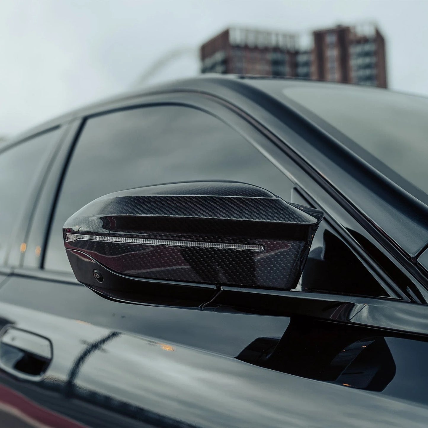 Coques de rétroviseurs carbone, BMW M5 G9X