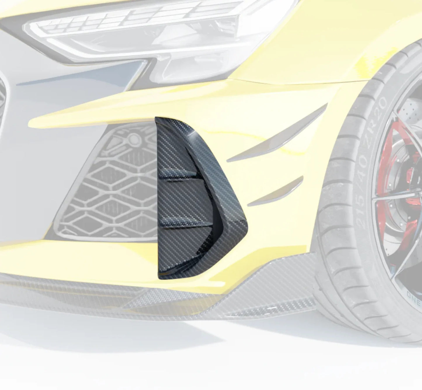 Grilles avant carbone CT, Audi RS3 8Y